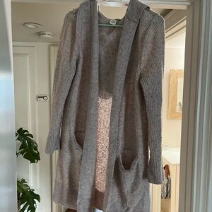 Women's Hooded Sweater Cardigan